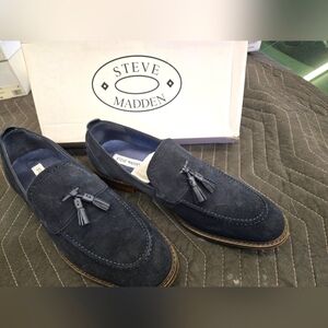 Mens Steve Madden Bogart Suede Loafer